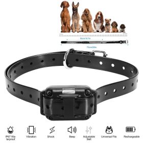 Long Range Dog Training Collar, High-Sensitive Signal Receiver, IP67 Waterproof, Rechargeable Electric Collar with 3 Correction Modes for Dogs