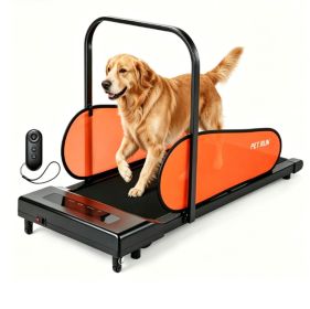 2.5 HP Dog Treadmill for Small Medium Dogs, 0.66 MPH Pet Running Machine with Remote Control, LED Display & Dual-Use Design